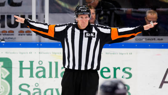 Domare Morgan Johansson dömer bort mål för HV71