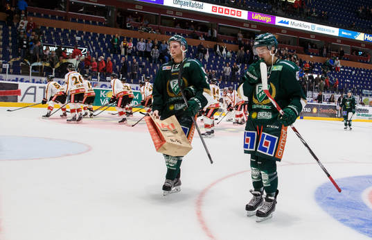 Färjestads spelare deppar