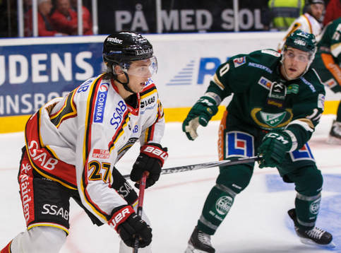 Luleås Daniel Zaar och Färjestads Shawn Lalonde