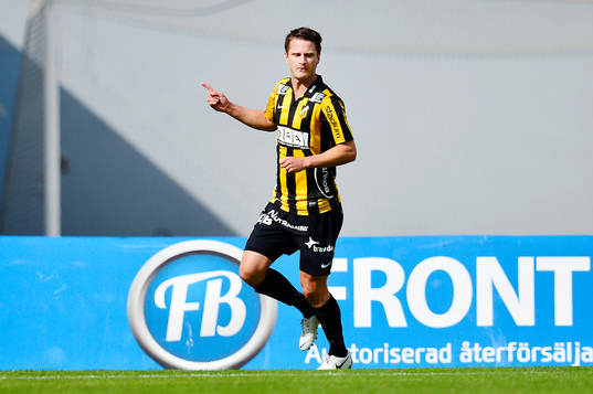 Häckens Gunnar Heidar Torvaldsson jublar