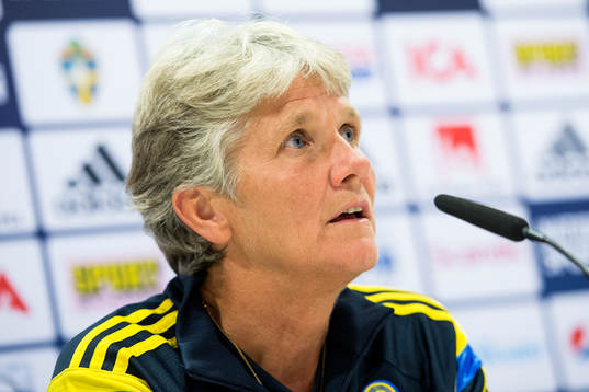 Sveriges förbundskapten Pia Sundhage