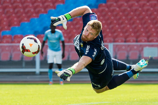 Häckens målvakt Christoffer Källqvist