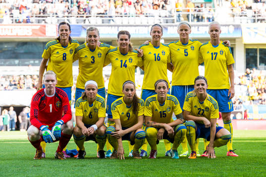 Lotta Schelin, Linda Sembrant, Hanna Folkesson, Lina