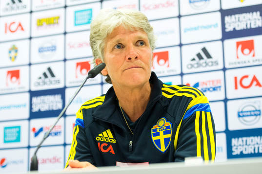 Sveriges förbundskapten Pia Sundhage