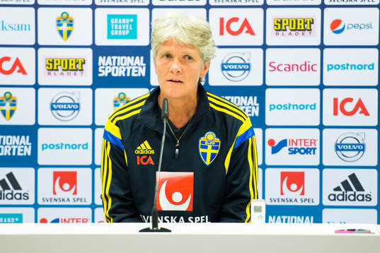 Sveriges förbundskapten Pia Sundhage