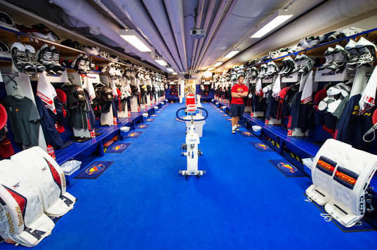 Djurgårdens omklädningsrum på Hovet