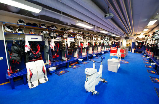Djurgårdens omklädningsrum på Hovet