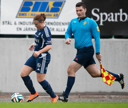 i matchen i damernas division 1 mellan FC Hessleholm och