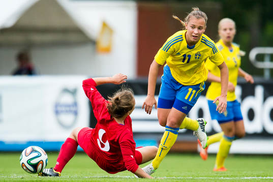 Sveriges Julia Zigiotti Olme och Moldaviens Viorica Tonu