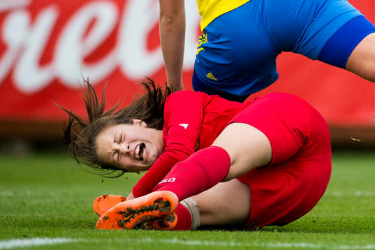 Moldaviens Victoria Gurdis faller