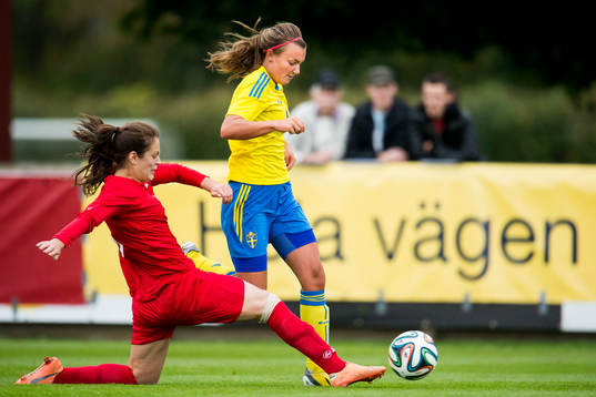 Sveriges Olivia Welin och Moldaviens Victoria Gurdis