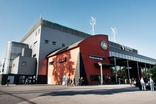 Gavlerinken Arena före ishockeymatchen i SHL mellan