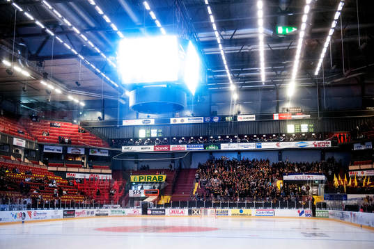 Gavlerinken arena före ishockeymatchen i SHL mellan