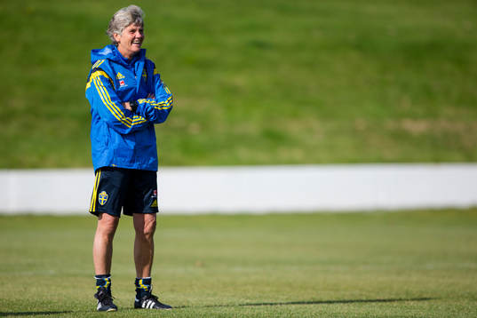Sveriges förbundskapten Pia Sundhage