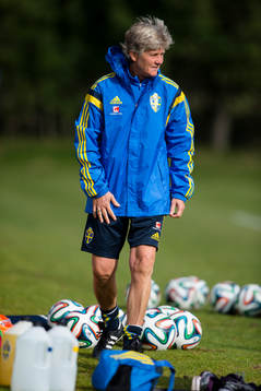 Förbundskapten Pia Sundhage