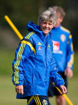 Förbundskapten Pia Sundhage