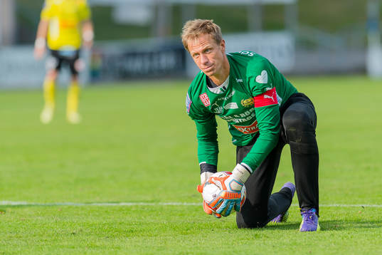 Mjällbys målvakt Mattias Asper