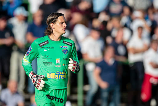 Falkenbergs målvakt Otto Martler