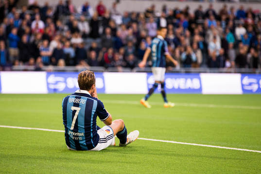 Djurgårdens Martin Broberg deppar