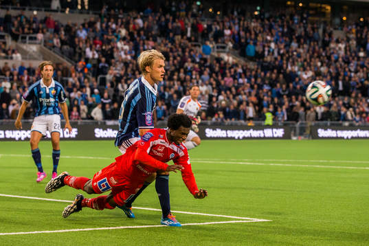 Djurgårdens Sebastian Andersson och Åtvidabergs Mohammed