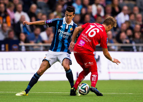 Djurgårdens Haris Radetinac och Åtvidabergs Pontus