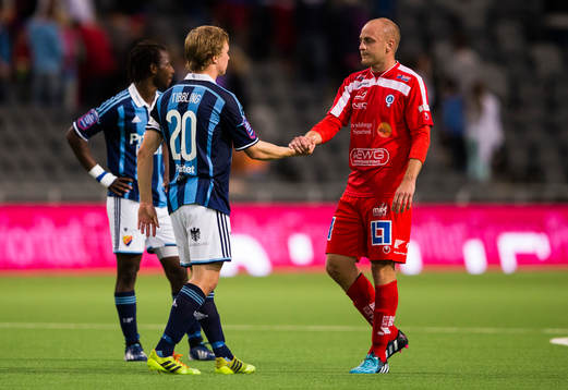 Djurgårdens Simon Tibbling och Åtvidabergs Daniel