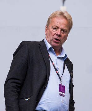 Anders Grönhagen på läktaren