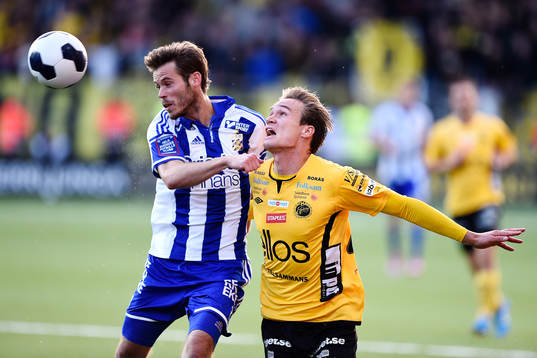 IFK Göteborgs Emil Salomonsson och Elfsborgs Viktor Prodell