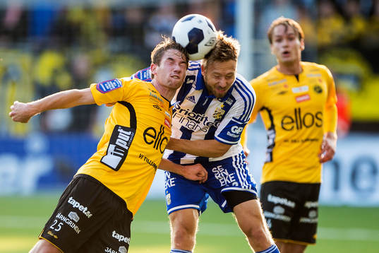 Elfsborgs Marcus Rohdén och IFK Göteborgs Adam Johansson