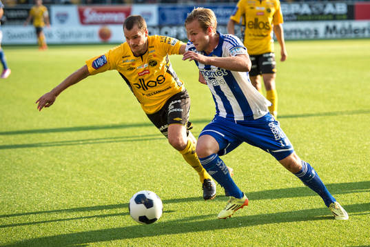 IFK Göteborgs Gustav Engvall och Elfsborgs Henning Hauger