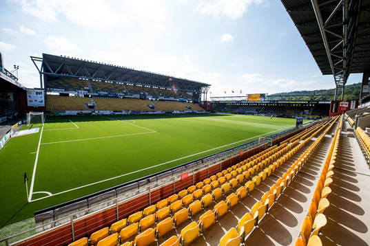 Borås arena innan fotbollsmatchen i Allsvenskan mellan