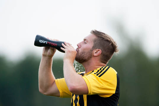 IFK Hässleholms Daniel Engel i matchen i division 3 mellan