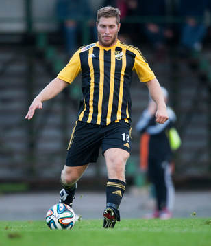 IFK Hässleholms  Daniel Engel i matchen i division 3