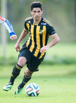 Abdul Majid  i matchen i juniorallsvenskan mellan IFK