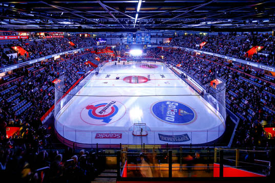 Rinken innan ishockeymatchen i SHL mellan Linköping och