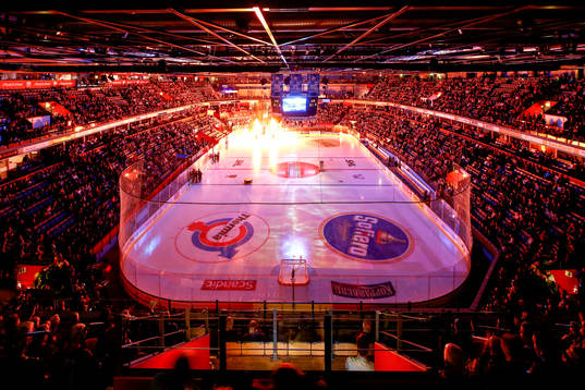 Rinken innan ishockeymatchen i SHL mellan Linköping och