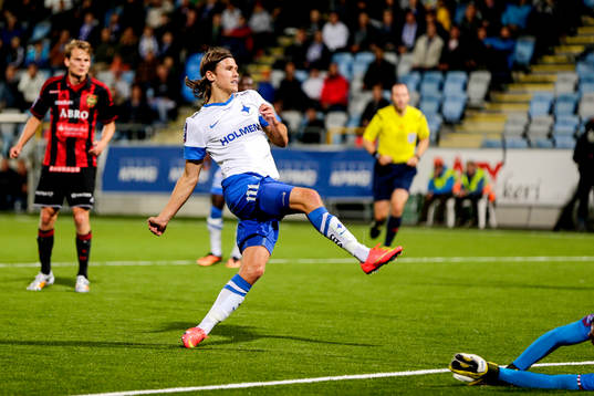 Norrköpings Arnor Ingvi Traustason gör 3-1
