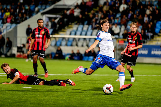 Norrköpings Arnor Ingvi Traustason gör 3-1