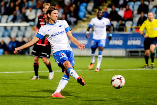Norrköpings Arnor Ingvi Traustason gör 3-1