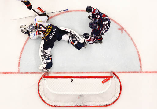 Mål 2-1 av Linköpings Sebastian Karlsson (utanför bild)