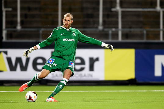 Norrköpings målvakt Marcus Sahlman