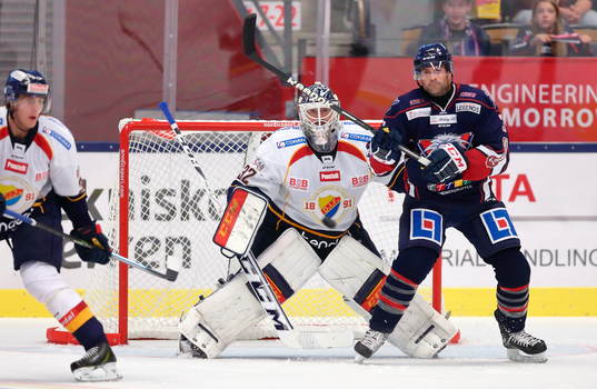Djurgårdens målvakt Mikael Tellqvist   och Linköpings
