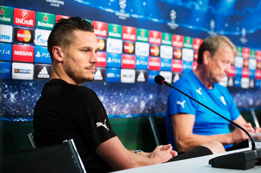 s Markus Rosenberg och tränare Åge Hareide