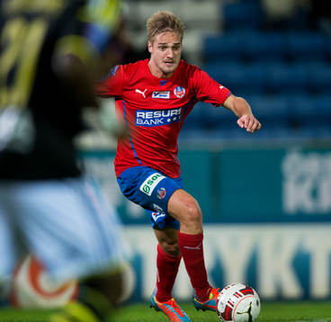 Helsingborgs Johan Mårtensson i matchen i allsvenskan