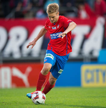 Helsingborgs Johan Mårtensson i matchen i allsvenskan