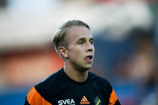 s målvakt Patrik Carlgren i matchen i allsvenskan mellan