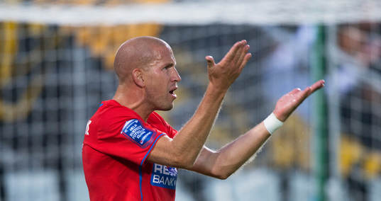 Helsingborgs Mattias Lindström i matchen i allsvenskan