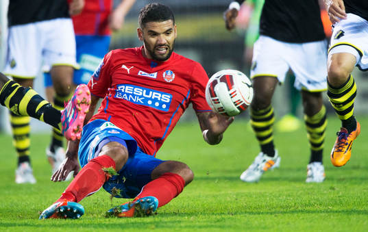 Helsingborgs Victor Palsson i matchen i allsvenskan mellan
