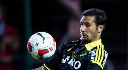 s Celso Borges i matchen i allsvenskan mellan Helsingborg