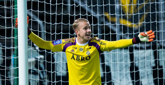 s målvakt Patrik Carlgren i matchen i allsvenskan mellan